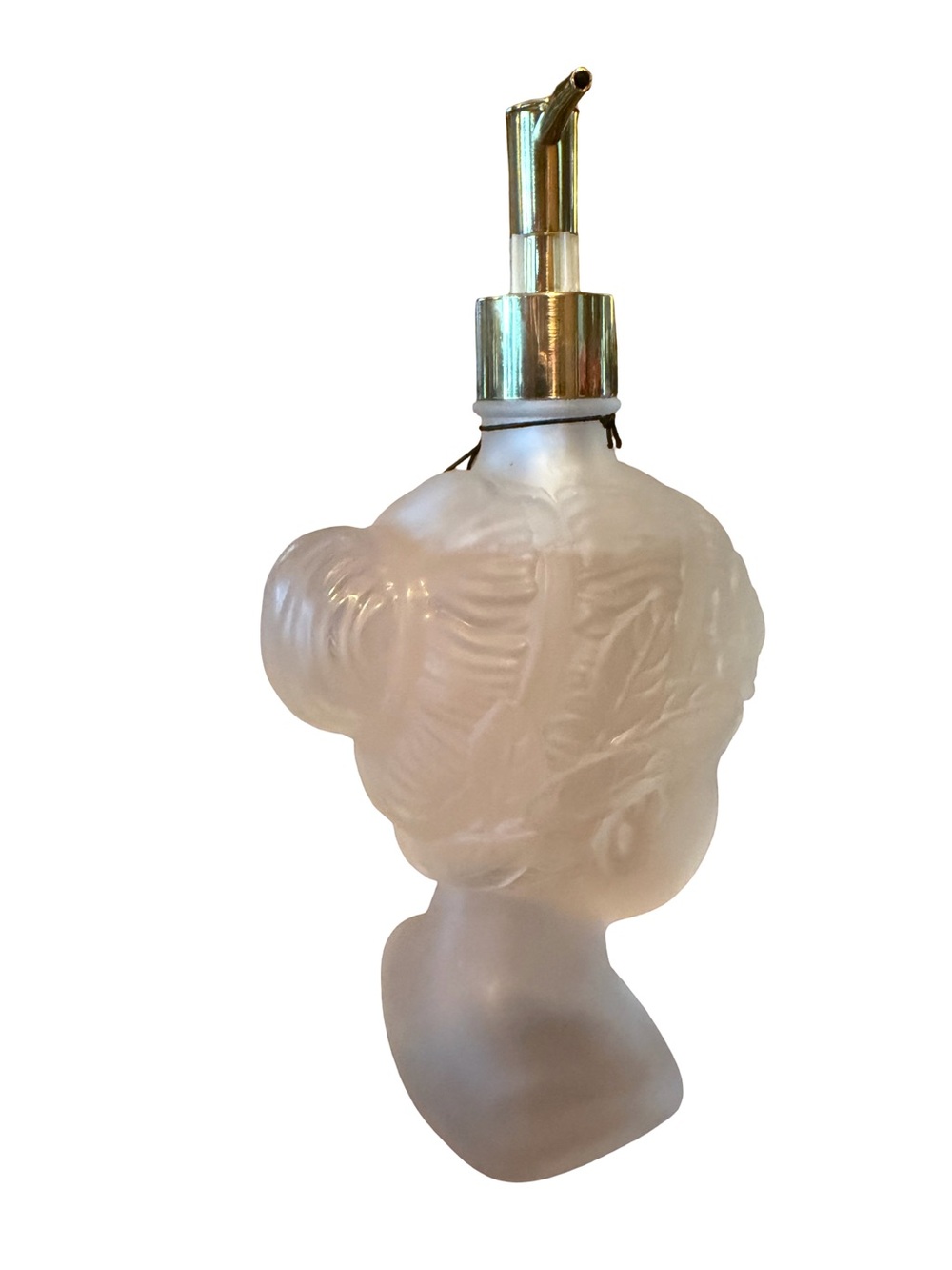 Aroma Aris NWT Frosted White Bust Hand Wash Fleur De Pomelo Dispenser 16fl Oz - Picture 5 of 7